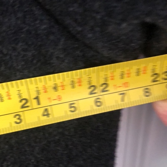 Wool Cashmere Blend Black  Size Large Pea Coat - Picture 12 of 13